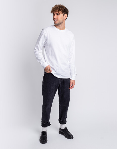 Carhartt WIP L/S Base T-Shirt White/Black S