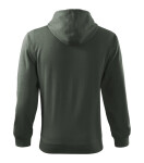 Trendy mikina na zips Pánske tmavé bridlice 2XL