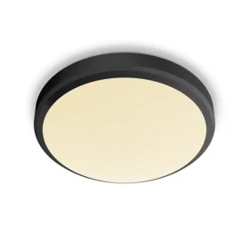 Philips Doris CL257 čierna / Kúpeľňové LED svietidlo / 1x6W / 600lm / 2700K / IP44 / 22cm (SKL000379556)