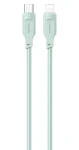 USAMS SJ566 zelená / Dátový kábel / Lightning - USB Type-C / 1.2m / 20W PD Fast Charge (SJ566USB04)