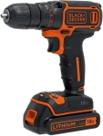 BlackDecker BDCDC18-QW / Aku vŕtačka / 18V / 1x 1,5 Ah / 10mm skľučovadlo / 650 ot-min / 30 Nm (BDCDC18-QW)