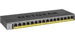 Netgear GS116LP čierna / Switch / 16x Gigabit PoE+ / 90W / Unmanaged (GS116LP-100EUS)