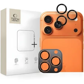 Tech-Protect Camring Fit+ čierna / Ochranný kryt objektívu fotoaparátu / iPhone 14/15/16/17 Pro, Pro Max