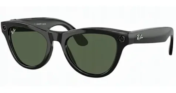 Ray-Ban Skyler RW4010 601/7152 čierna/zelená G15 / Slnečné okuliare (8056262043790)