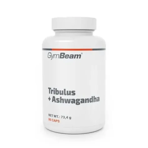 Tribulus + Ashwagandha - GymBeam (90 kaps.) (113452-1-90caps)