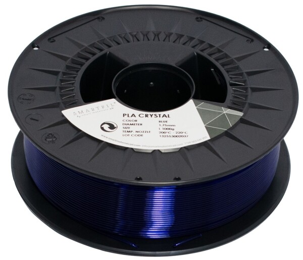 Smartfil PLA filament CRYSTAL Blue 1,75 mm 1 kg