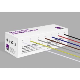 TRU COMPONENTS TC-12112364 opletenie / lanko, 0.75 mm², čierna, biela, červená, modrá, hnedá, sivá, žltozelená, 1 sada; TC-12112364
