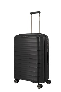 Stredný kufor na kolieskach Travelite Mooby M Black