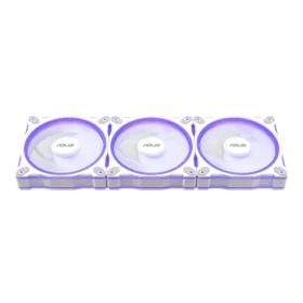 Asus Prime MR120 ARGB 3in1 biela / Ventilátor / 3x 120 mm / Sleeve bearing / 1600 RPM / 58 CFM / 21 dB (90DA00I3-B09020)