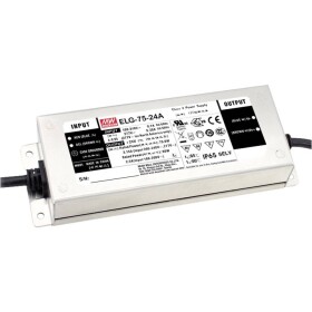 MEAN WELL ELG-75-12B-3Y LED driver konštantné napätie, konštantný prúd 60.0 W 5 A 6 - 12 V/DC stmievateľný, PFC spínacie obvod, ochrana proti prepätiu,; ELG-75-12B-3Y