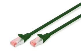 Digitus zelená / Patch kábel / Cat6 S/FTP / RJ45 / 5 m / AWG 27/7 (DK-1644-050/G)