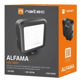 Natec Alfama / LED video svetlo / kompaktný (NLL-1834)