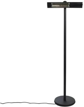 Falk HORTUS Terrassevarmer gulvmodel 500/1000/1500W remote RGT sort (211-410)