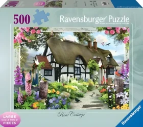 Ravensburger Puzzle Chalúpka pri ružiach