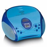 LENCO SCD-24kids modrá / Rádio / FM / CD / 4W / 3.5mm (SCD-24KIDSBU)