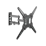 Brateck LPA68-443 čierna / Výsuvný nástenný držiak pre TV 23"-55" / polohovateľný / nosnosť 30kg (BRLPA68443)