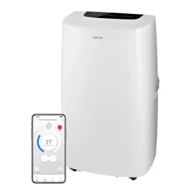 Sencor SAC MT1603C biela / mobilná klimatizácia / 1700W / 16000 BTU / chladenie / odvlhčovanie / ventilátor / SMART WiFi (8590669335701)