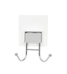 Compactor Bestlock Magic Dvojitý samolepiaci háčik chrómová / bez vŕtania (RAN6847)