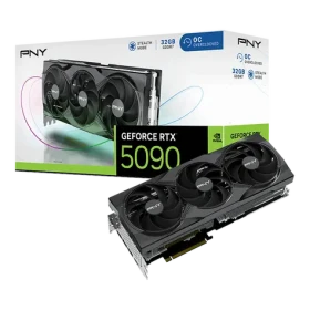 PNY RTX 5090 OC Triple Fan 32GB / 2400MHz / 32GB GDDR7 / 512-bit / 1x HDMI + 3x DP / 1000W (16) (VCG509032TFXPB1-O)