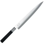 KAI Wasabi Black Yanagiba / Kuchynský nôž / 24 cm / oceľ 6A/1K6 / 58 HRC / jednostranné brúsenie