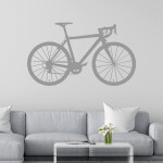 Veselá Stena Samolepka Bicykel Farba: modrá, Veľkosť: 100 x 58 cm
