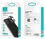 USAMS US-BH707 zlatá / Ochranné sklo objektívu fotoaparátu / pre Apple iPhone 12 Pro Max / kov + tvrdené sklo (BH707JTT03)