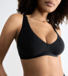 Sloggi BASIC+ - Mäkká podprsenka z organickej bavlny, neviditeľná a pohodlná Sloggi BLACK 90B