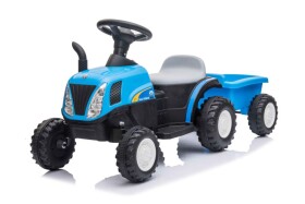 Mamido Detský elektrický traktor Swift s prívesom modrý