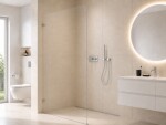 CERANO - Sprchová zástena Walk-in Orbis Ľ/P - 8 mm - chróm, transparentné sklo - 70x200 CER-682231