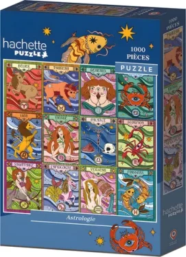 HACHETTE Štvorcové puzzle Astrológia