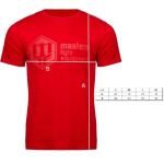 Košeľa Masters M TS-RED 04112-02M XS