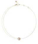 Guess Štýlový pozlátený náhrdelník Blooming Summer JUBN05226JWYGPKT/U