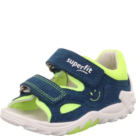 Chlapčenské sandále FLOW Blue/Yellow Superfit 1-000034-8030 blue - 22