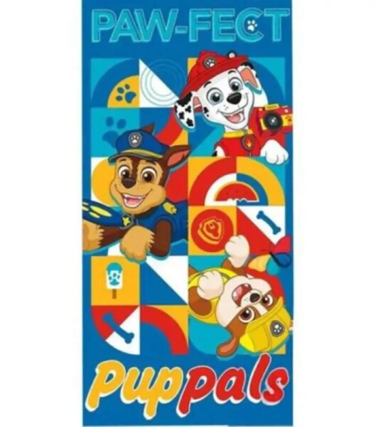 Kids Euroswan Paw Patrol Paw-fect EWA19933PW osuška modrá 70x140