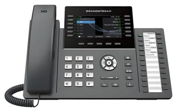 Grandstream GRP2636 / VoIP telefón / 4,3 "TFT displej / 6x SIP / 24 tlačidiel / WiFi / BT / PoE (GRP2636)