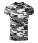 Maskáčové tričko unisex maskáčová sivá 3XL