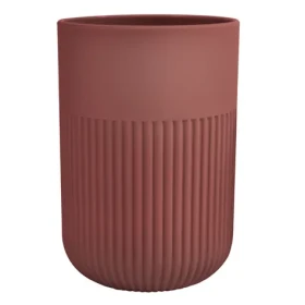 MSV GINO kelímok na zubné kefky karmínový / plast
