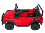 Mamido Detské elektrické autíčko Land Rover Defender 110 SVX Concept červené