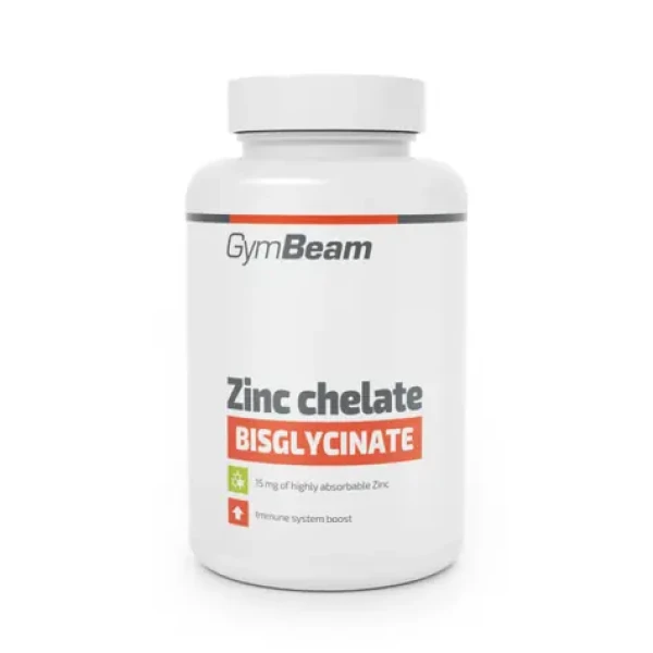 Zinok chelát (bisglycinát) - GymBeam (180 kaps.) (31256-2-180caps)