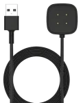 X-SITE USB nabíjací kábel pre FitBit Sense a Versa / Nabíjací kábel / Čierna / Dĺžka 1 m (ERSFWC-021)