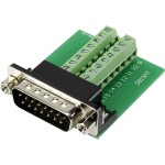 TRU COMPONENTS DSUB15M-16TB-2 1282790 D-SUB zástrčka 90 ° Pólov: 15 skrutkovací 1 ks; 1282790