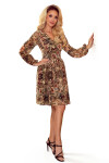 Dámske šifónové šaty 357-2 animal - Numoco S