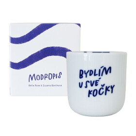 Bella Rose Porcelánový hrnček Bydlím u své kočky 270 ml