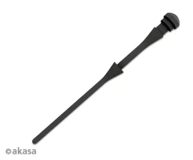 Akasa čierna / Antivibračné úchyty pre ventilátory / 60 ks / 73,8 mm (AK-MX003-BKT60)