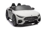 Mamido Mamido Elektrické autíčko Mercedes AMG SL63 4x200W 24V biele EVA, ECO koža