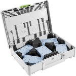 Festool 80x133 GR SYS 578194 box na brúsne papiere Zrnitosť 60, 80, 120, 180, 220 (d x š) 80 mm x 133 mm 1 sada; 578194