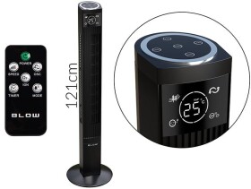 Zilan ventilátor kolumnowy XXL 125cm 90W Čierny