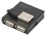 Digitus USB 2.0 / Hub / 4 porty / čierna (DA-70217)