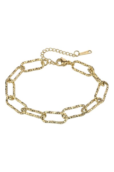 Marc Malone Pozlátený náramok z ocele Sarai Gold Bracelet MCB24014G