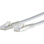 Metz Connect 1308453088-E RJ45 sieťové káble, prepojovacie káble CAT 6A S/FTP 3.00 m biela s ochranou 1 ks; 1308453088-E